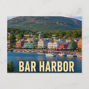 Carte Postale Cadeau de voyage à Bar Harbor dans le Maine à Acad