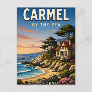 Carte Postale Cadeau de voyage à Carmel-by-the-Sea Californie