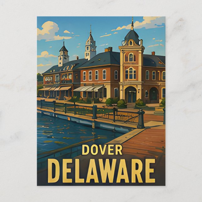 Carte Postale Cadeau de voyage à Dover Delaware (Devant)