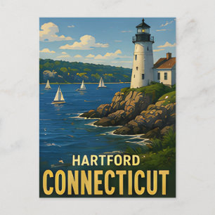Carte Postale Cadeau de voyage à Hartford Connecticut