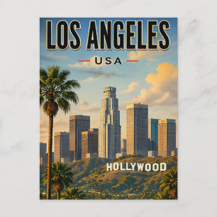 Carte Postale Cadeau de voyage de style de vie de luxe à Los Ang