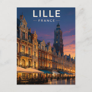Carte Postale Cadeau de voyage historique Lille France