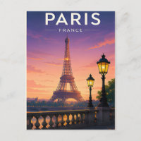 Cadeau de voyage pour Paris France Ville intempore