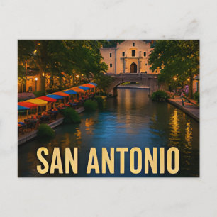 Carte Postale Cadeau de voyage San Antonio Texas River Walk