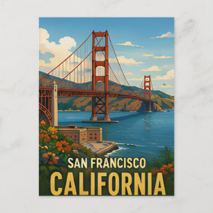 Carte Postale Cadeau de voyage San Francisco Californie