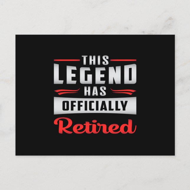 Carte Postale Cadeau drôle de retraite retraité papy (Devant)