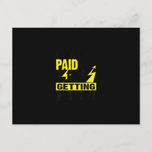 Carte Postale Cadeau drôle d'électricien Électricien en ligne mo