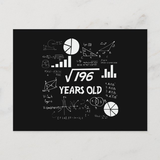 Carte Postale Cadeau geek de 14 ans pour un anniversaire de 14 a (Devant)