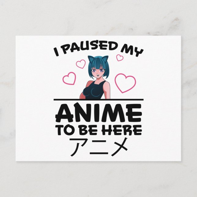 Carte Postale Cadeau japonais de ramen de cosplay de manga de fi (Devant)