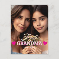 Cadeau Mémorable Personnalisé avec Photo pour Gran
