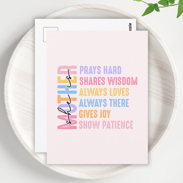 Carte Postale Cadeau Moderne pour Maman, Cool et Drôle (Créateur téléchargé)