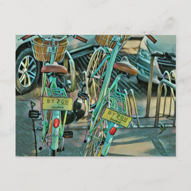 Carte Postale Cadeau pour amateur de cyclisme (Devant)