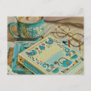 Carte Postale Cadeau pour amateur de livres