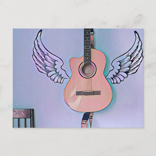 Carte Postale Cadeau pour bassiste (Devant)