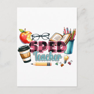 Carte Postale Cadeau pour Enseignant | Enseignant Spécialisé