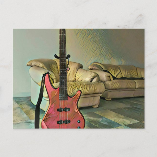 Carte Postale Cadeau pour guitaristes (Devant)