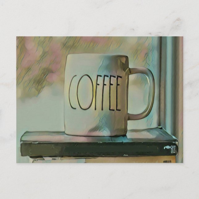 Carte Postale Cadeau pour les amoureux de la bibliothèque (Devant)