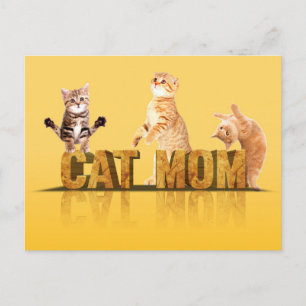 Carte Postale Cadeau pour maman de chat Chemise pour maman de