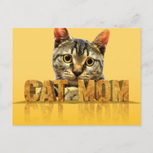 Carte Postale Cadeau pour maman de chat   t-shirt pour maman de 