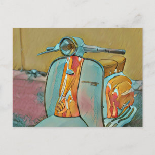 Carte Postale Cadeau pour motard