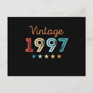 Carte Postale Cadeau rétro 30e anniversaire Vintage 1997 pour ho