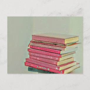 Carte Postale Cadeau sympa pour amateur de livres