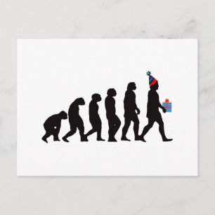 Carte Postale Cadeaux d'anniversaire, Pary Evolution!