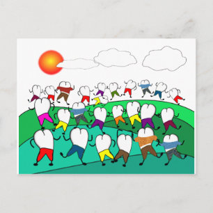 Carte Postale Cadeaux d'art dentaire Whimsical