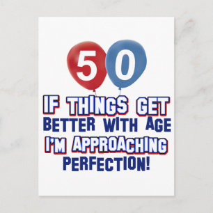 Carte Postale Cadeaux de 50 ans