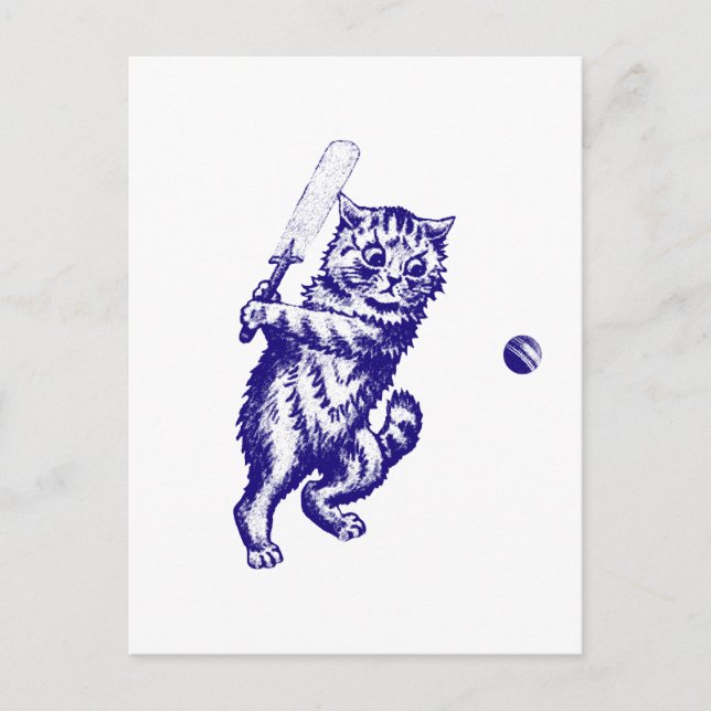 Carte Postale Cadeaux de chats de cricket (Devant)