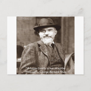 Carte Postale Cadeaux de citations de sagesse "Famille/Ciel" de 