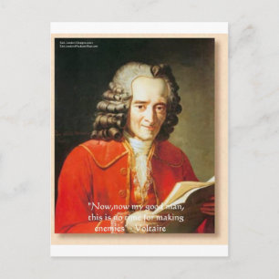 Carte Postale Cadeaux de citations de sagesse "Pas d'ennemis" de
