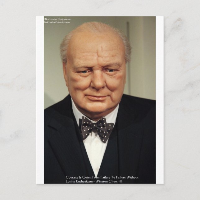 Carte Postale Cadeaux de citations de sagesse sur l'échec de Win (Devant)