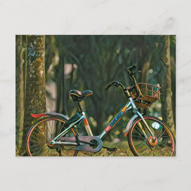 Carte Postale cadeaux de cyclisme vintage (Devant)