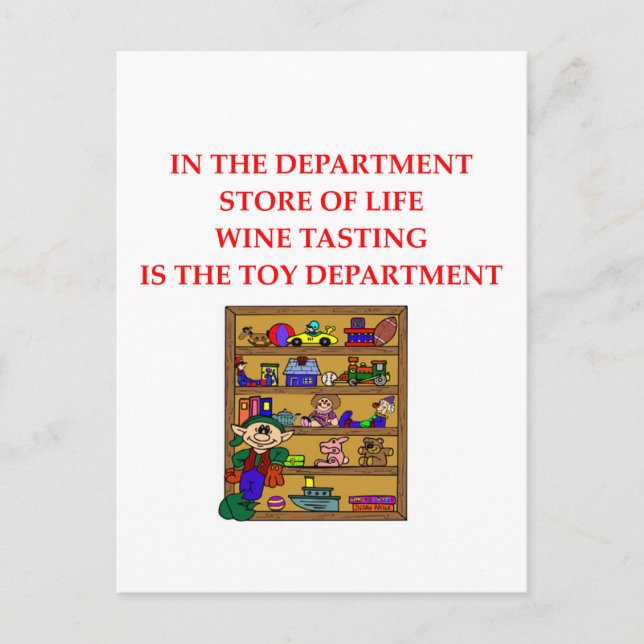 Carte Postale Cadeaux de dégustation (Devant)