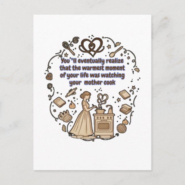 Carte Postale cadeaux de fête des mères (Devant)