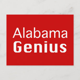 Carte Postale Cadeaux de génie de l'Alabama