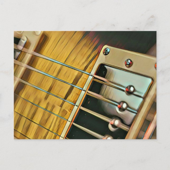 Carte Postale Cadeaux de guitare pour lui (Devant)