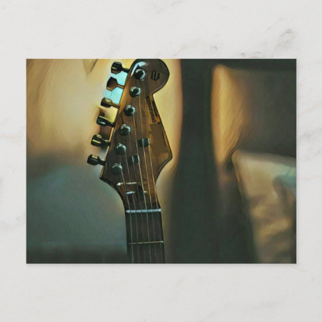 Carte Postale Cadeaux de guitare vintage (Devant)