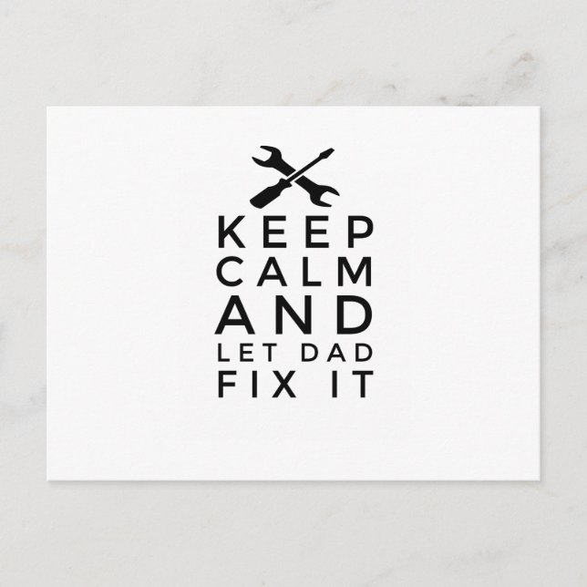 Carte Postale Cadeaux De La Fête Du Père Pour Papa (Devant)