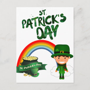 Carte Postale Cadeaux de la Saint Patrick