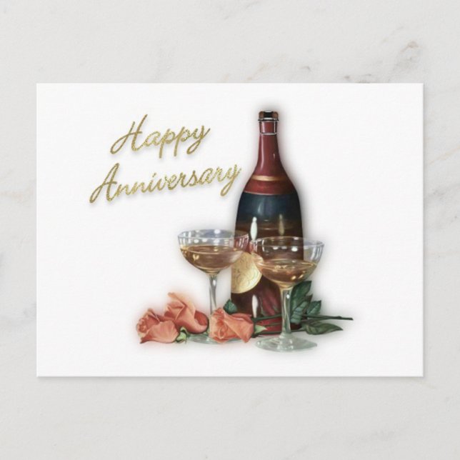 Carte Postale Cadeaux de l'anniversaire du mariage (Devant)