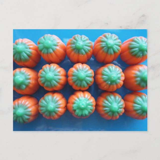 Carte Postale Cadeaux de maïs citrouille (Devant)