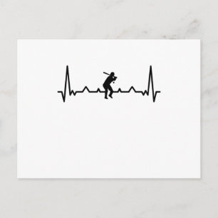 Carte Postale Cadeaux de sports de rythme de baseball