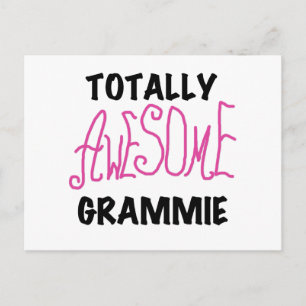 Carte Postale Cadeaux de T-shirts rose Grammie absolument géniau