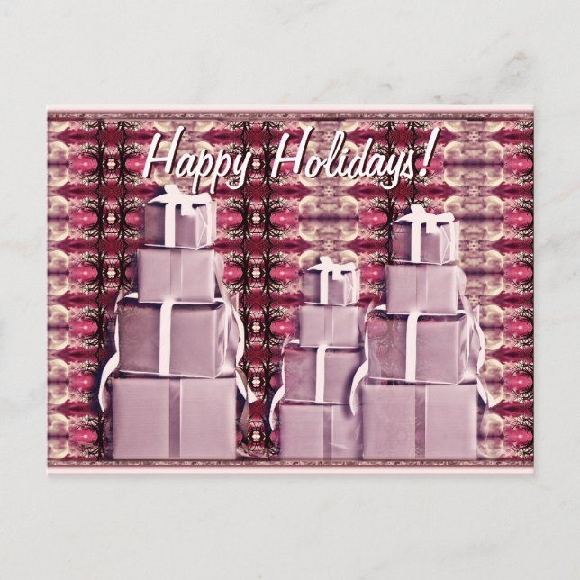 Carte postale Cadeaux de vacances (Devant)