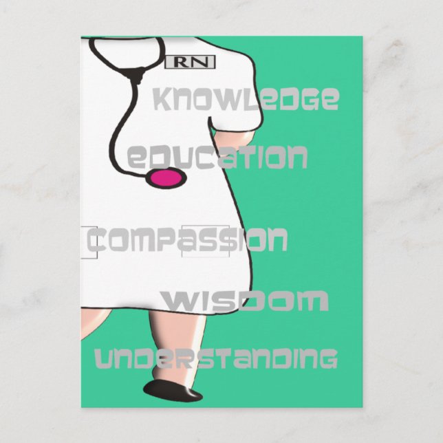 Carte Postale Cadeaux d'infirmières autorisées (Devant)