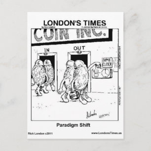 Carte Postale Cadeaux drôles de changement de paradigme Mugs T-s