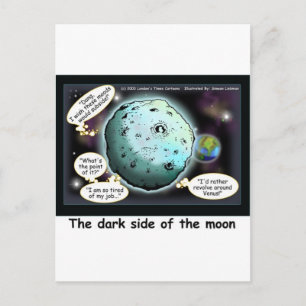 Carte Postale Cadeaux drôles de la face cachée de la Lune