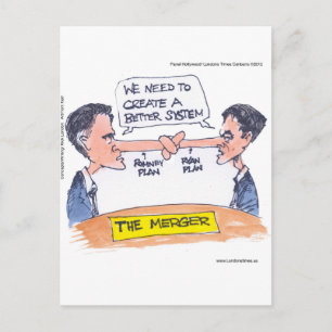 Carte Postale Cadeaux drôles et T-shirts de la fusion Romney Rya